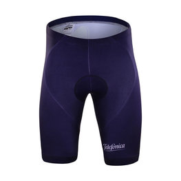 BONAVELO Krótkie spodnie kolarskie bez szelek - MOVISTAR 2017  - niebieski