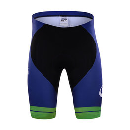 Krótkie spodnie kolarskie bez szelek - ORICA 2017 - czarny/zielony/niebieski