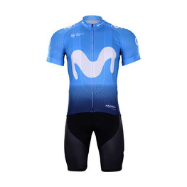 BONAVELO zestaw - MOVISTAR 2018 KIDS - biały/niebieski/czarny