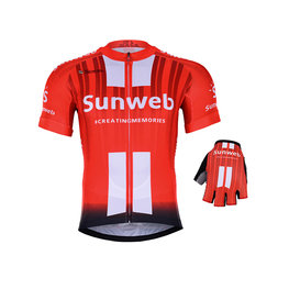 BONAVELO Kolarski mega zestaw - SUNWEB 2019 - czerwony/czarny