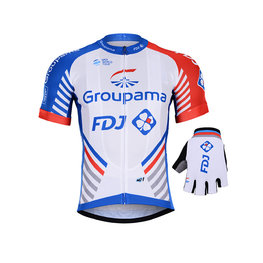 BONAVELO Kolarski mega zestaw - GROUPAMA FDJ 2019 - biały/czerwony/niebieski