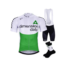 BONAVELO Kolarski mega zestaw - DIMENSION DATA 2019 - biały/zielony/czarny