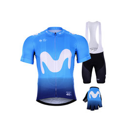 BONAVELO Kolarski mega zestaw - MOVISTAR 2019 - czarny/niebieski