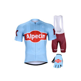 BONAVELO Kolarski mega zestaw - KATUSHA 2019 - niebieski/bordowy