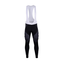 BONAVELO Długie spodnie kolarskie z szelkami - CCC 2019 WINTER - czarny