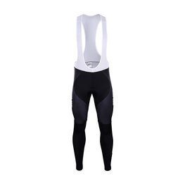 BONAVELO Długie spodnie kolarskie z szelkami - EDUCATION F. '19 WNT - czarny