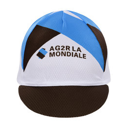 Czapka kolarska - AG2R 2020 - biały/brązowy/niebieski
