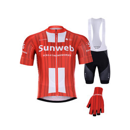 BONAVELO Kolarski mega zestaw - SUNWEB 2020 - czarny/czerwony