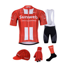 BONAVELO Kolarski mega zestaw - SUNWEB 2020 - czarny/czerwony