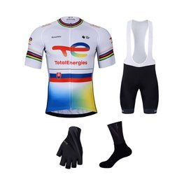 BONAVELO Kolarski mega zestaw - TOTAL ENERGIES 2024 - żółty/czarny/niebieski/biały/czerwony