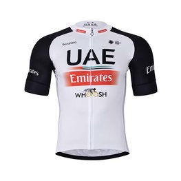 BONAVELO Koszulka kolarska z krótkim rękawem - UAE 2023 - biały/czerwony/czarny