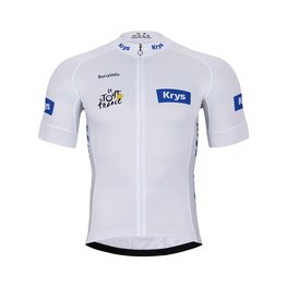 BONAVELO Koszulka kolarska z krótkim rękawem - TOUR DE FRANCE 2024 - biały