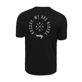 ROCDAY Koszulka kolarska z krótkim rękawem - ROOST - czarny