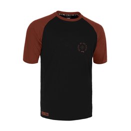 ROCDAY Koszulka kolarska z krótkim rękawem - ROOST - czerwony/czarny