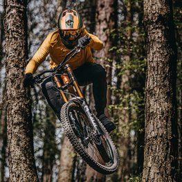 ROCDAY Letnia koszulka kolarska z długim rękawem - MOUNT - niebieski/szary