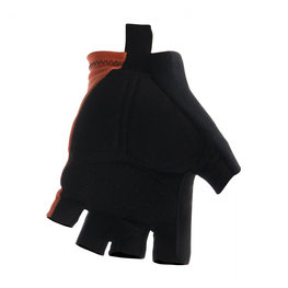 SANTINI Kolarskie rękawiczki z krótkimi palcami - BRISK - pomarańczowy