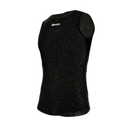 SANTINI Kolarska koszulka z krótkim rękawem - ALPHA - czarny