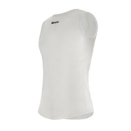 SANTINI Kolarska koszulka z krótkim rękawem - ALPHA - biały