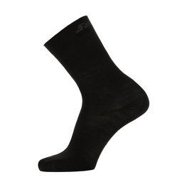 SANTINI Kolarskie klasyczne skarpetki - WOOL SOCKS - czarny