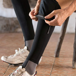 SANTINI Kolarskie ochraniacze na nogi - TOTUM - czarny