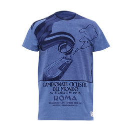 SANTINI Kolarska koszulka z krótkim rękawem - UCI STORY - niebieski/kolorowy
