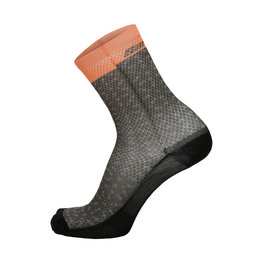 SANTINI Kolarskie klasyczne skarpetki - SLEEK99 - zielony/czarny