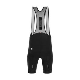 SANTINI Krótkie spodnie kolarskie z szelkami - KARMA DELTA - czarny