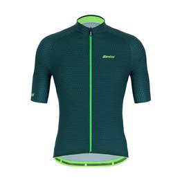 SANTINI Koszulka kolarska z krótkim rękawem - KARMA KITE - zielony