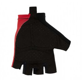 SANTINI Kolarskie rękawiczki z krótkimi palcami - CUBO  - czerwony