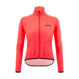SANTINI Kolarska kurtka przeciwwiatrowa - NEBULA WINDPROOF W - różowy