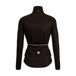 SANTINI Kolarska kurtka przeciwwiatrowa - NEBULA - czarny