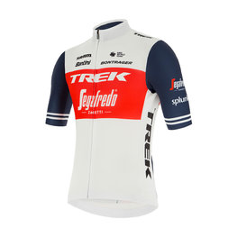 SANTINI Koszulka kolarska z krótkim rękawem - TREK SEGAFREDO 2020 - niebieski/czerwony/biały
