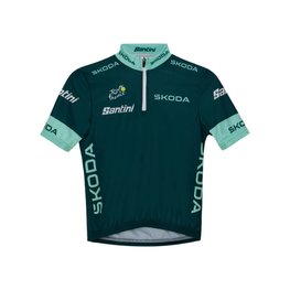 SANTINI Koszulka kolarska z krótkim rękawem - TOUR DE FRANCE 2024 - zielony