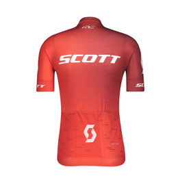 SCOTT Koszulka kolarska z krótkim rękawem - RC PRO 2021 - czerwony/biały