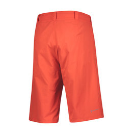 SCOTT Krótkie spodnie kolarskie bez szelek - TRAIL FLOW - czerwony