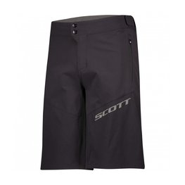 SCOTT Krótkie spodnie kolarskie bez szelek - ENDURANCE LS/FIT W/PAD - czarny