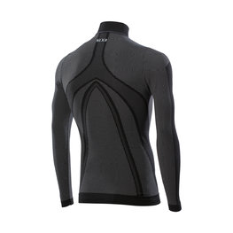 SIX2 Kolarska koszulka z długim rękawem - KIDS TS3 - czarny