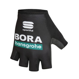 SPORTFUL Kolarskie rękawiczki z krótkimi palcami - BORA HANSGROHE 2020 - czarny
