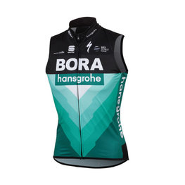 SPORTFUL Kamizelka kolarska - BORA HANSGROHE 2019 - zielony/czarny