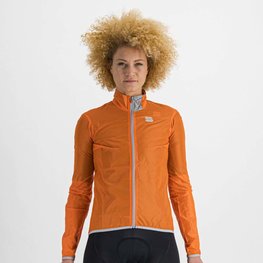 SPORTFUL Kolarska kurtka przeciwwiatrowa - HOT PACK EASYLIGHT W - pomarańczowy
