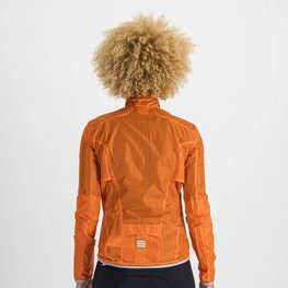 SPORTFUL Kolarska kurtka przeciwwiatrowa - HOT PACK EASYLIGHT W - pomarańczowy
