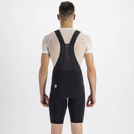 SPORTFUL Krótkie spodnie kolarskie z szelkami - TOTAL COMFORT - czarny