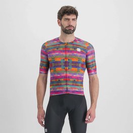 SPORTFUL Koszulka kolarska z krótkim rękawem - GLITCH BOMBER - zielony