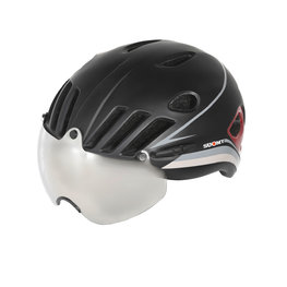 SUOMY Kask kolarski - VISION - czarny/bordowy