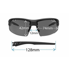 TIFOSI Okulary kolarskie - CRIT - czarny