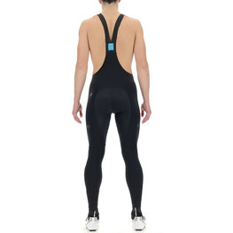 UYN Długie spodnie kolarskie z szelkami - RIDEMILES WINTER - czarny