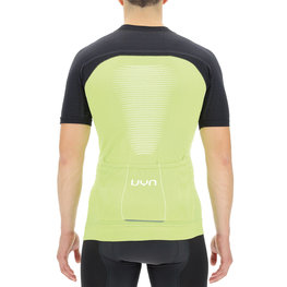 UYN Koszulka kolarska z krótkim rękawem - BIKING GRANFONDO - czarny/zielony