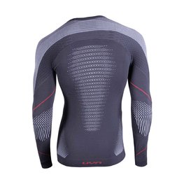 UYN Kolarska koszulka z długim rękawem - EVOLUTYON - biały/szary