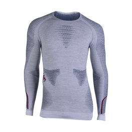 UYN Kolarska koszulka z długim rękawem - AMBITYON - szary/kolorowy
