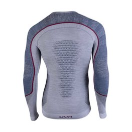 UYN Kolarska koszulka z długim rękawem - AMBITYON - szary/kolorowy